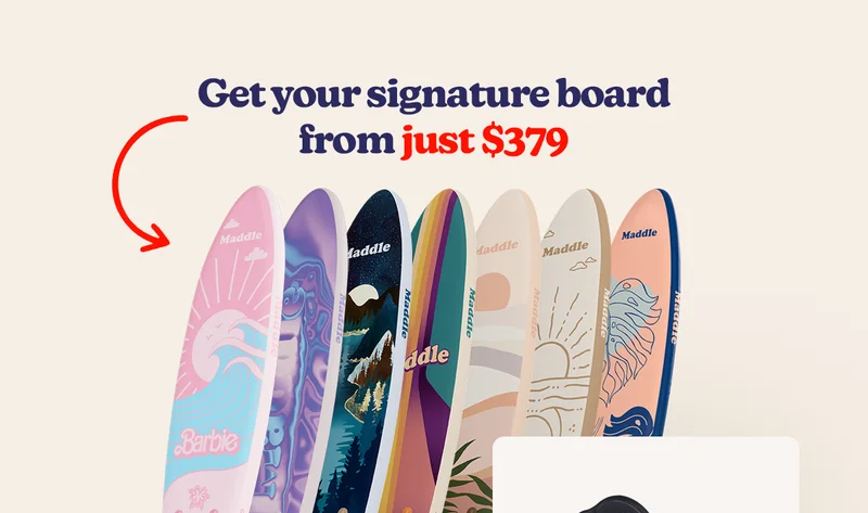 Get Your Signature Board from Just $379 + FREE Kayak Kit!