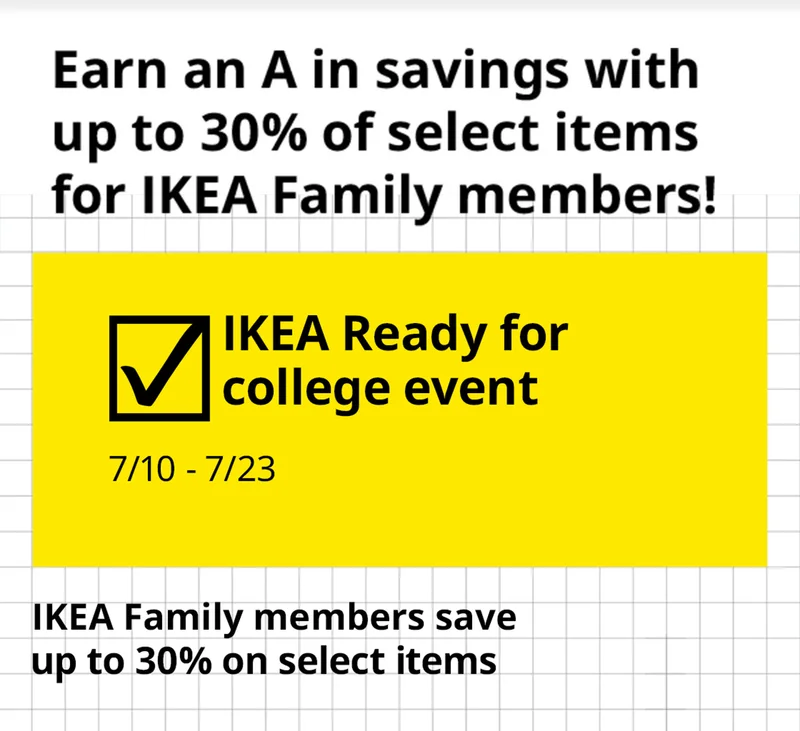 IKEA Ready for college event