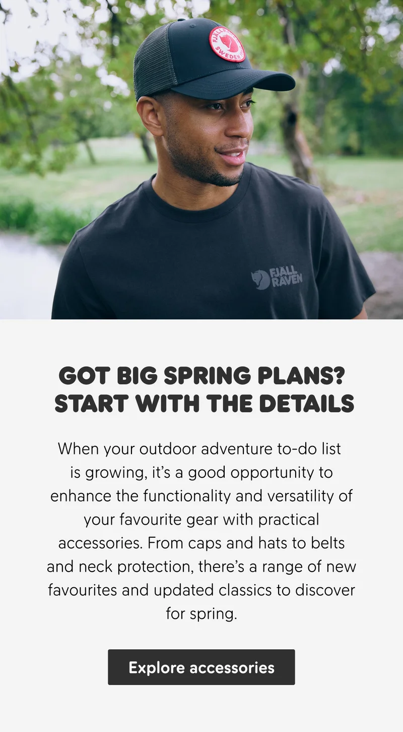 Accessories for the whole outdoor season