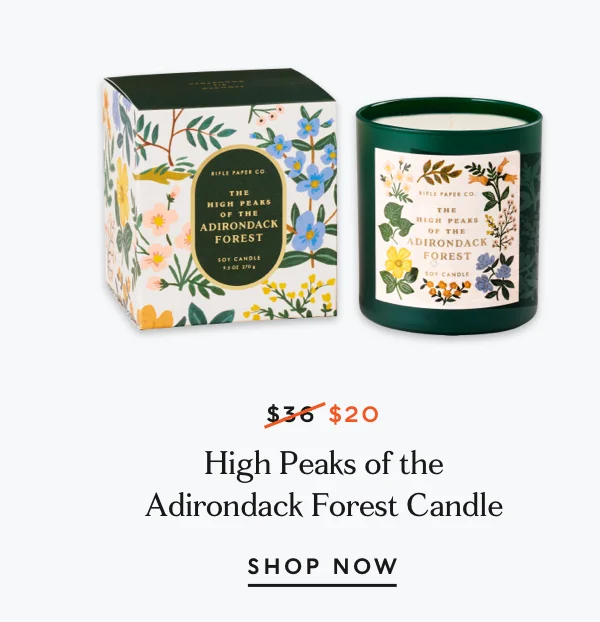 Shop High Peaks of the Adirondack Forest Candle