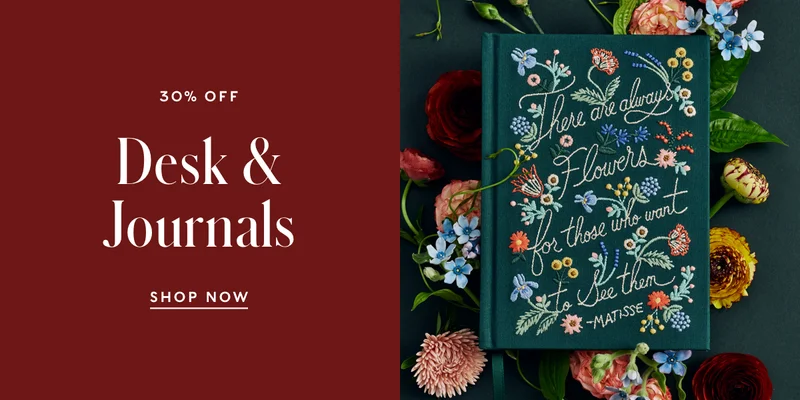 30% Off Desk & Journals