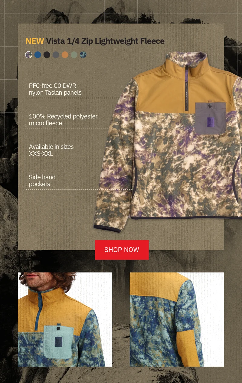 Vista Fleece Features