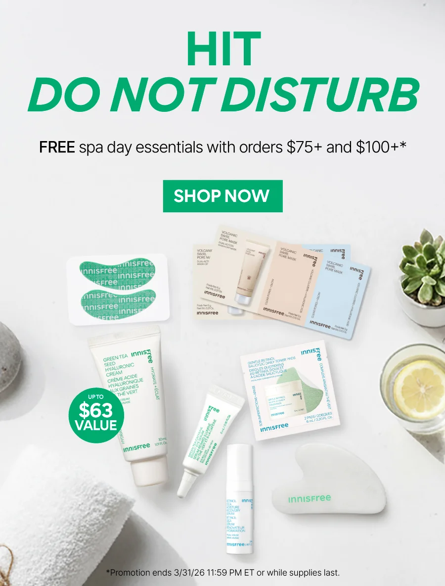 FREE SPA DAY ESSENTIALS WITH ORDERS $75+ AND $100+