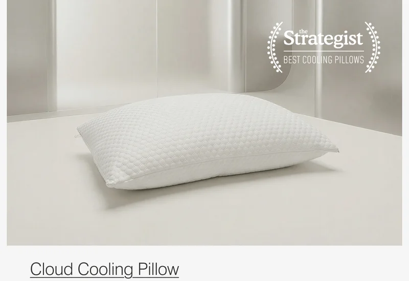 Buffy eucalyptus fabric keeps you asleep longer by cooling the skin.