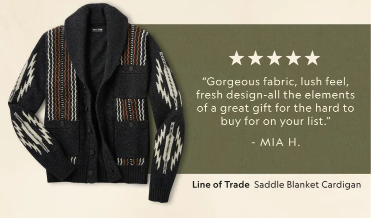 Saddle Blanket Cardigan