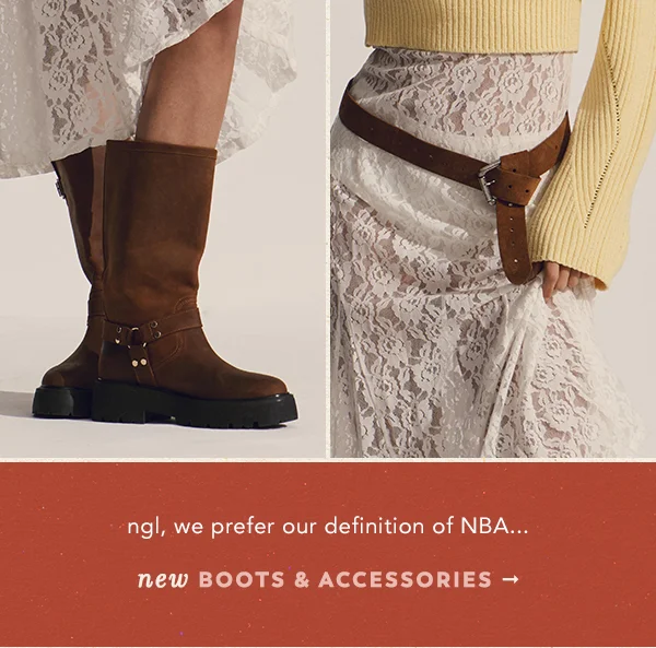 new Boots & Accessories