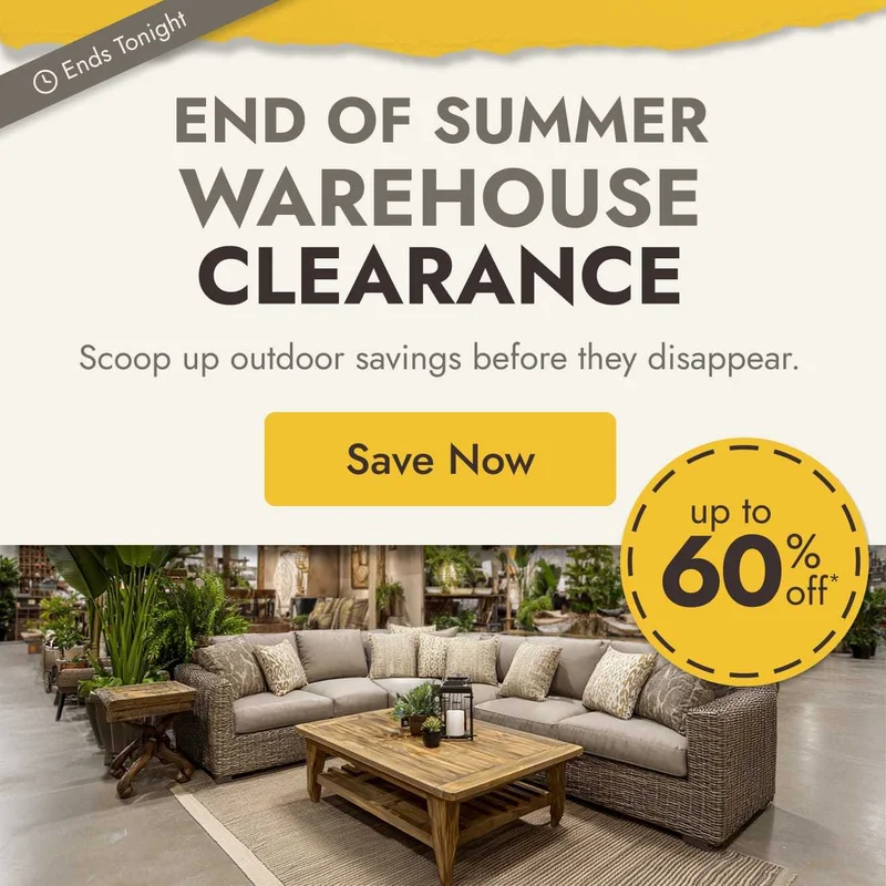 End of Summer Warehouse Clearance