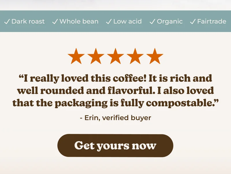 Almond Cow Organic House Coffee