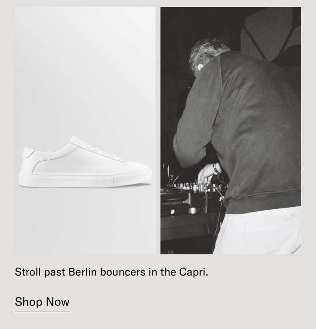 Stroll past Berlin bouncers in the Capri. Shop Now