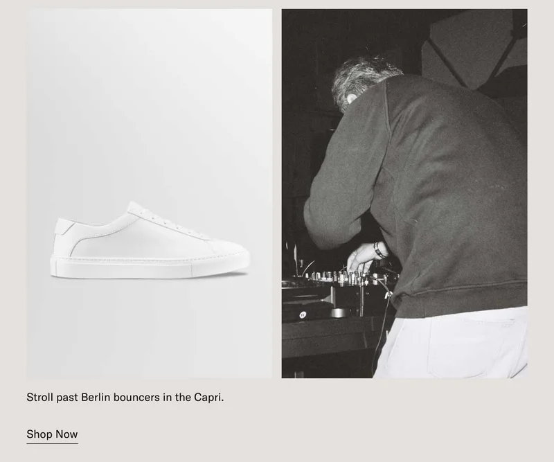 Stroll past Berlin bouncers in the Capri. Shop Now