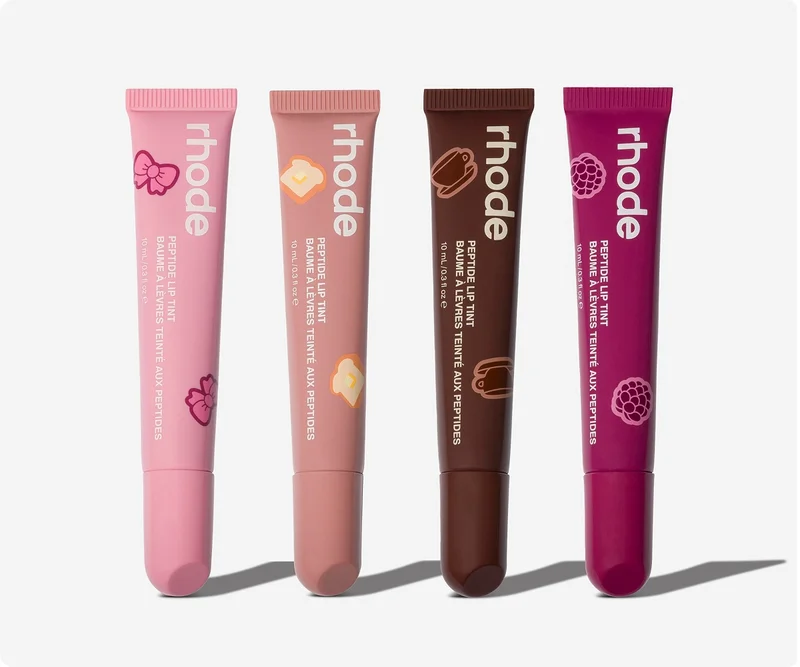 scented peptide lip tint ribbon, scented peptide lip tint toast, scented peptide lip tint espresso, scented peptide lip tint raspberry jelly