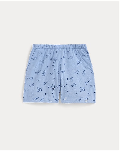 [Image]The Eyelet Pull-On Short | Sky Blue