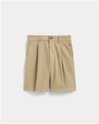 [Image]The Pleated Chino Short  | Garment Dyed Tan
