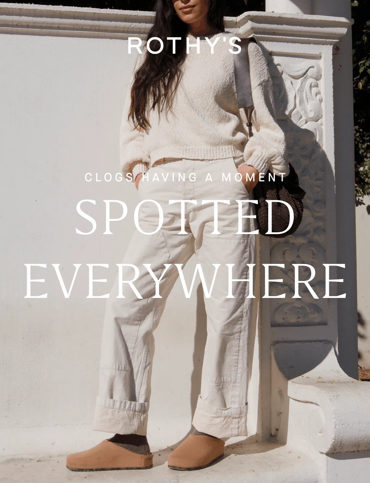 CLOGS HAVING A MOMENT SPOTTED EVERYWHERE