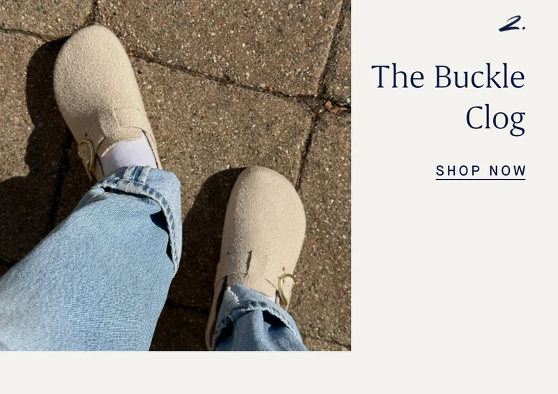 2. The Buckle Clog SHOP NOW
