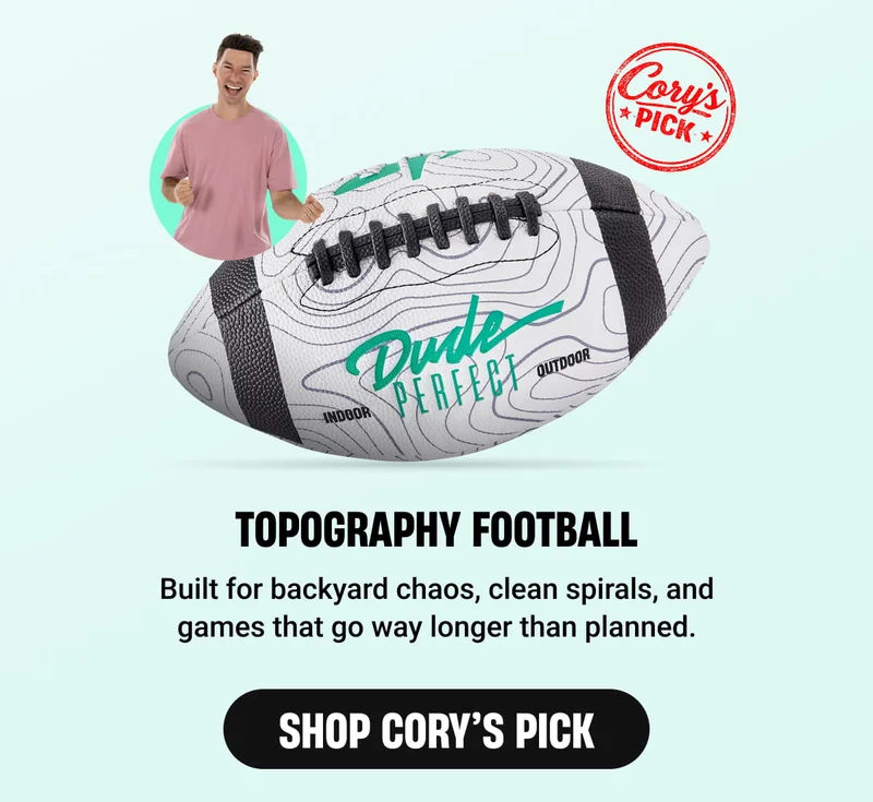 Topography Football | Built for backyard chaos, clean spirals, and games that go way longer than planned. -  Shop Cory’s Pick
