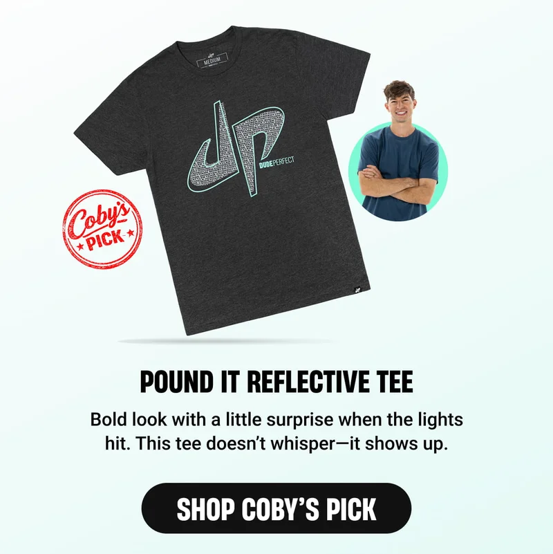 Pound It Reflective Tee | Bold look with a little surprise when the lights hit. This tee doesn’t whisper—it shows up. -  Shop Coby’s Pick