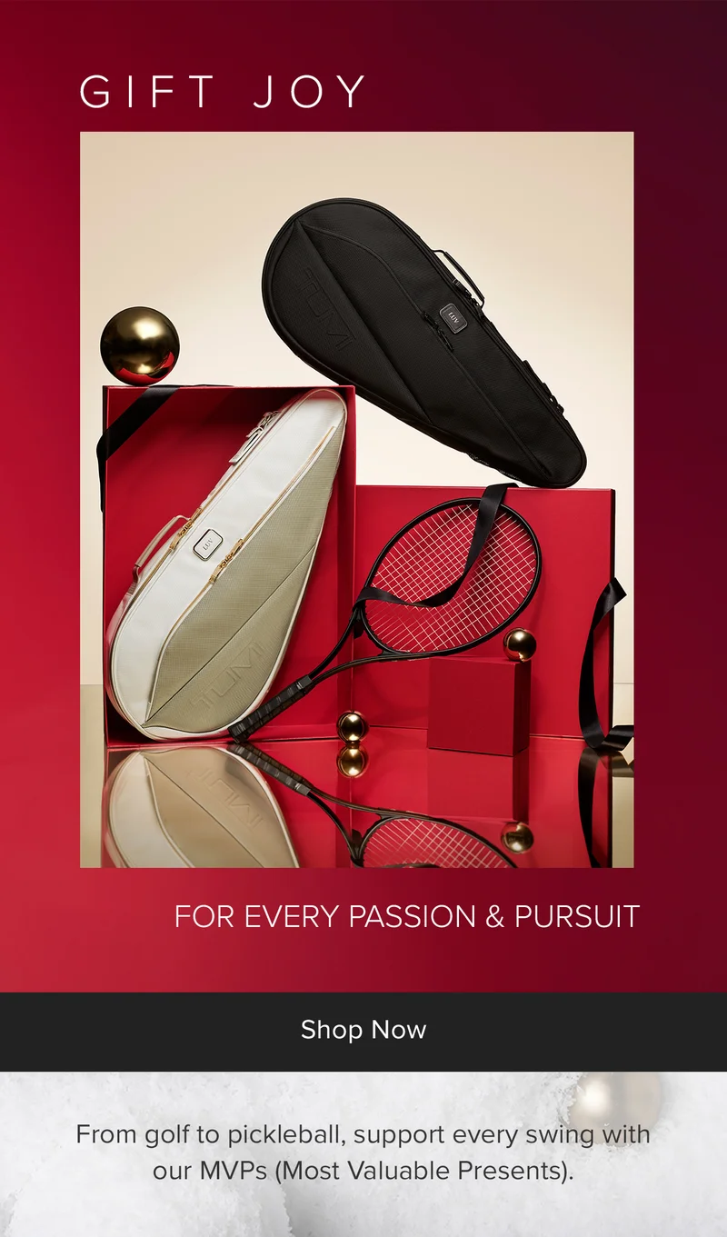 From golf to pickleball, support every swing with our MVPs (Most Valuable Presents).