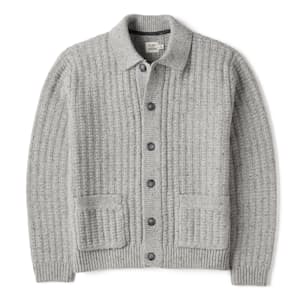 Highland Wool Collared Cardigan
