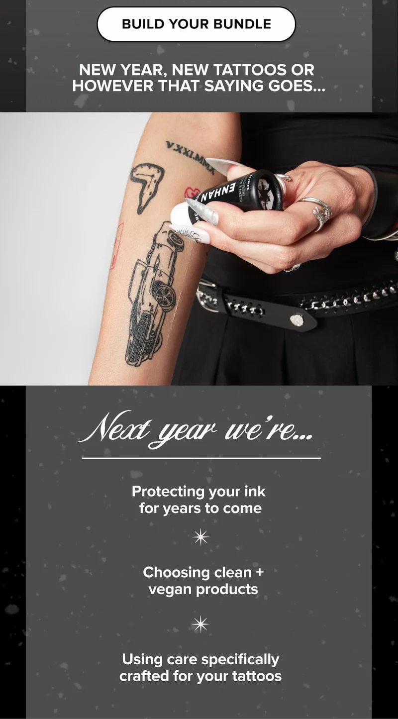 build your bundle - new year, new tattoos or whatever that saying goes.