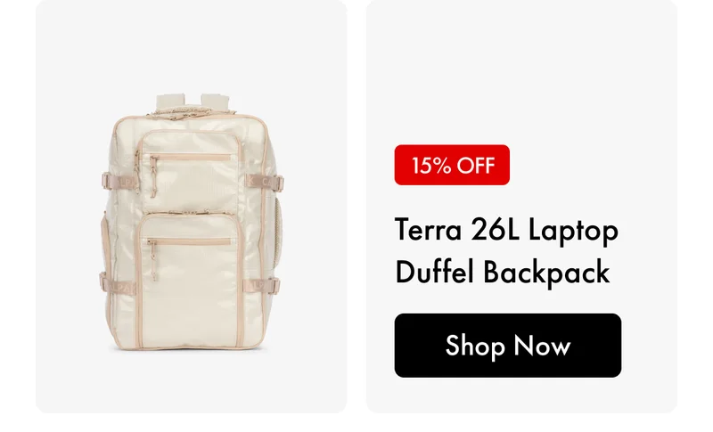Terra 26L Laptop Duffel Backpack