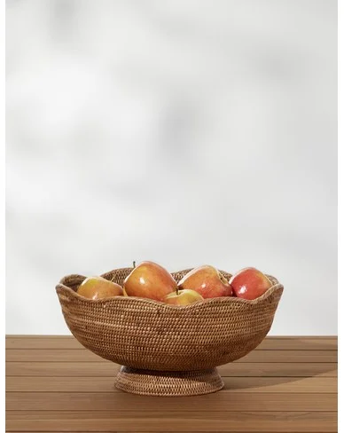 Tyna Rattan Bowl-Natural