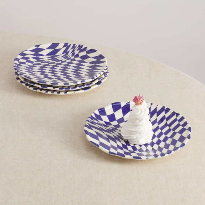 Mafalda Dessert Plate Set Of 4 Plates by Maison Madison | Minted