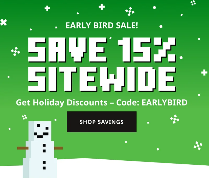 Shop 15% off Minecraft favorites!