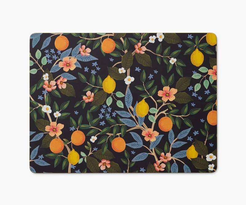 Image of Citrus Grove Cork Placemats
