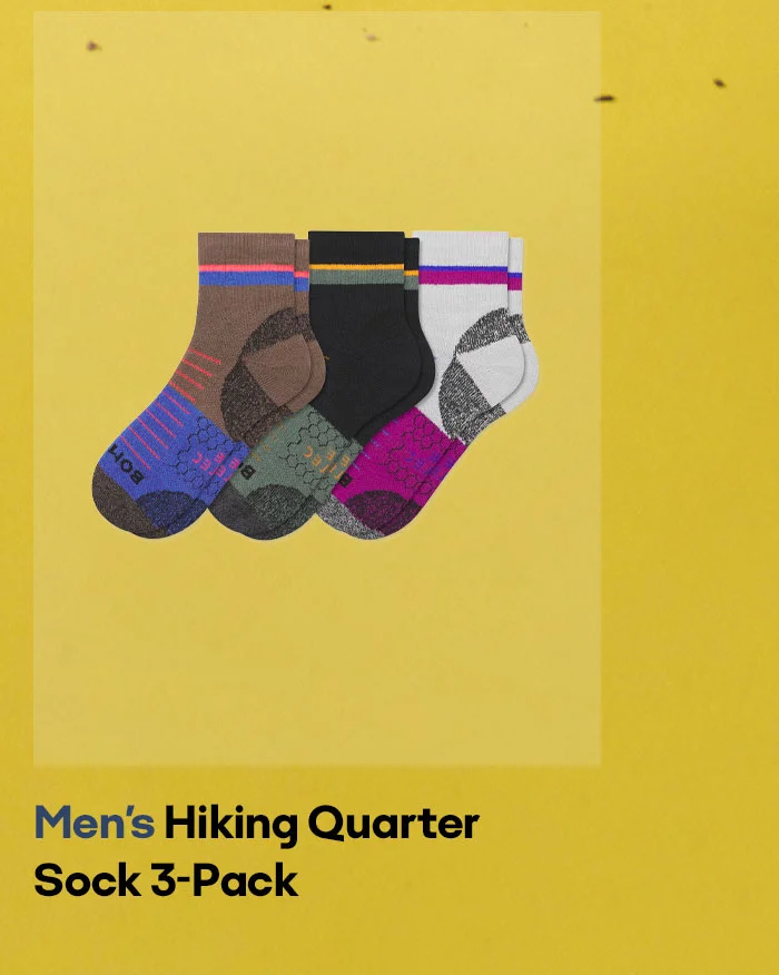 Men's Hiking Quarter Sock 3-Pack