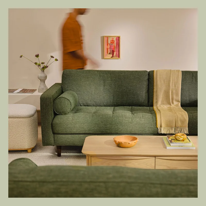 Coming in three different materials, you are sure to find a sofa to match your lifestyle.