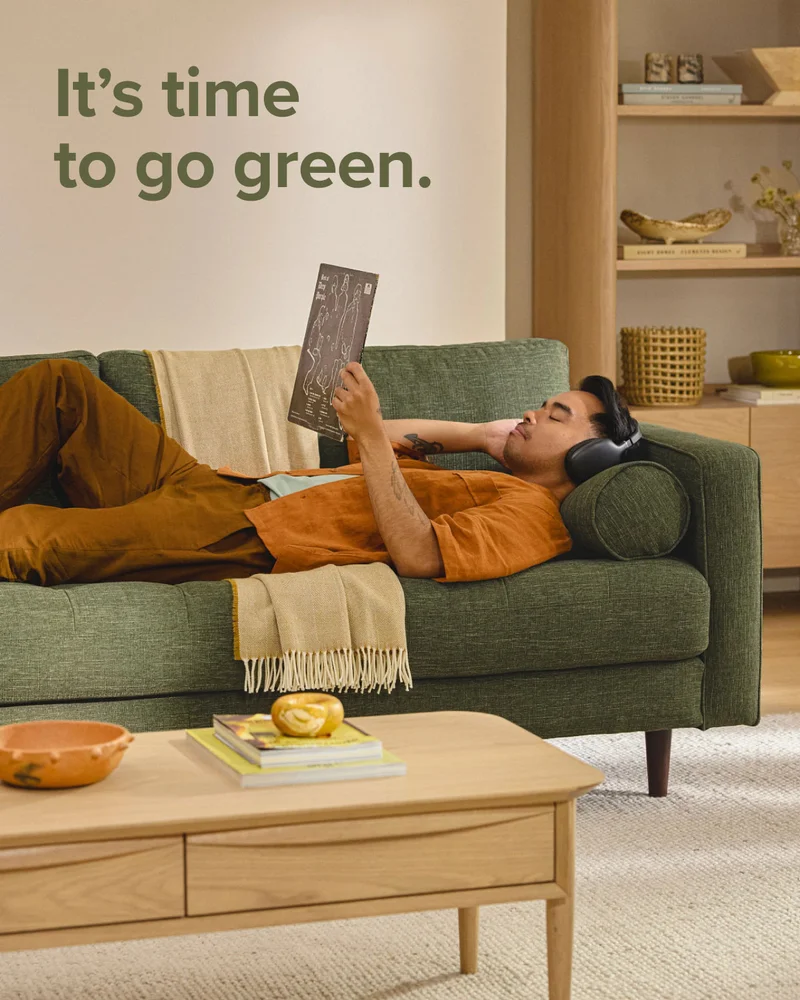 It's time to go green.