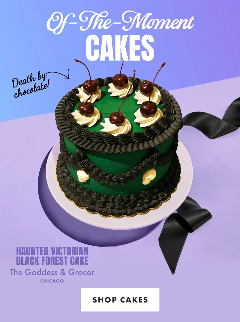 The Goddess and Grocer - Halloween Black Forest Cake The Goddess and Grocer - Halloween Black Forest Cake