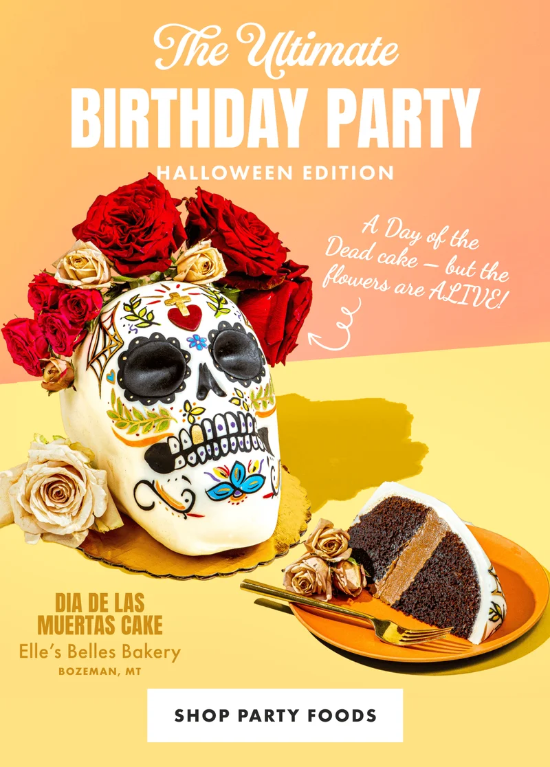 Elle's Belles Bakery - Dia De Las Muertas Cake Elle's Belles Bakery - Dia De Las Muertas Cake