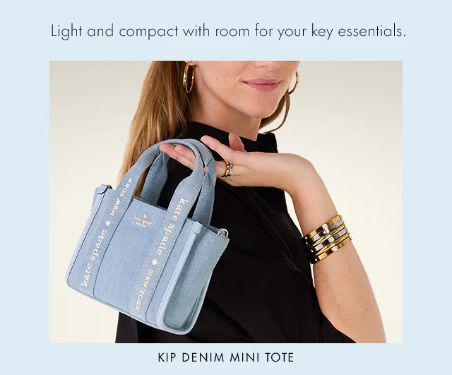 KIP DENIM MINI TOTE