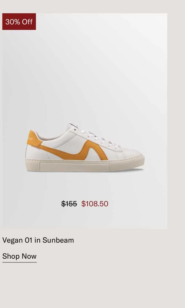 30% off. Vegan 01 in Sunbeam-Shop Now