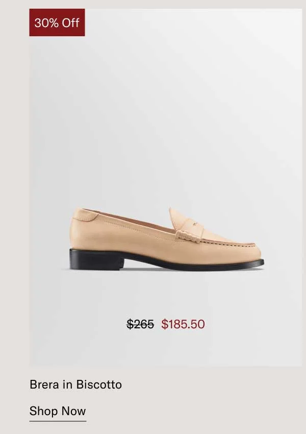 30% Off- Brera in Biscotto- Shop Now