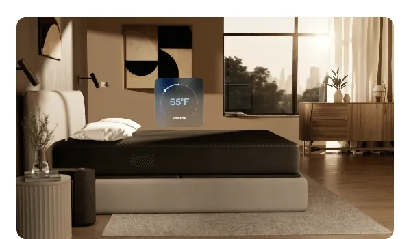Easy to setup | Fits over existing mattress | Control from the app | Perfect for partners