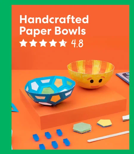 Handcrafted Paper Bowls