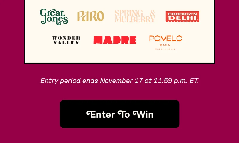 Holiday Sweepstakes