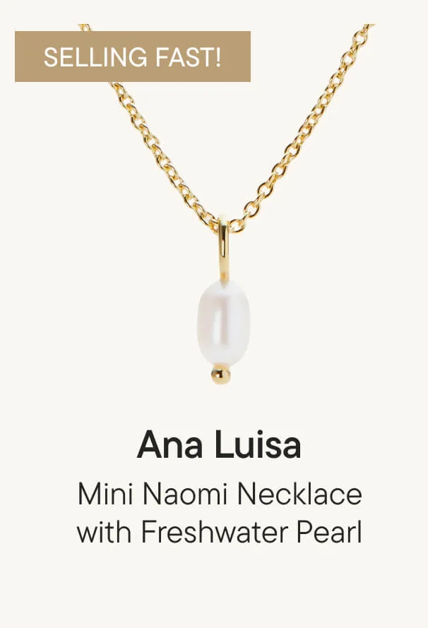 Mini Naomi Necklace with Freshwater Pearl Mini Naomi Necklace with Freshwater Pearl