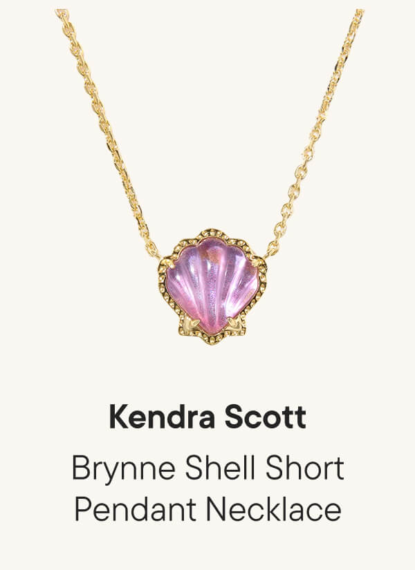 Brynne Shell Short Pendant Necklace Brynne Shell Short Pendant Necklace