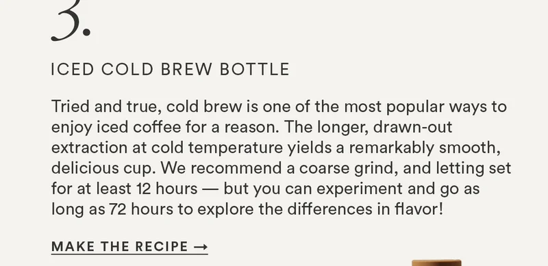 iced cold brew bottle