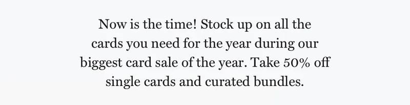 Shop Card Sale