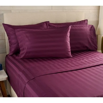 Northern Nights Wrinkle Defense Dobby Stripe Sheet Set with Extra Cases
