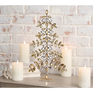 18" Faceted Jewel Tree by Valerie