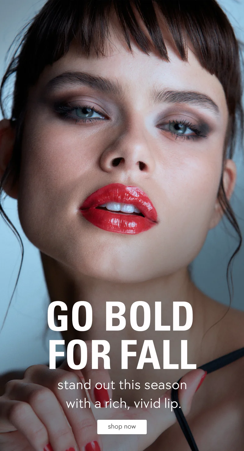 go bold for fall. shop makeup essentials