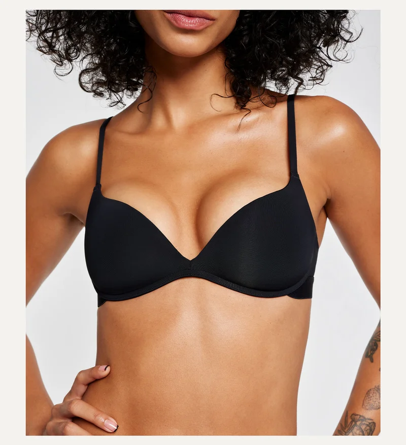 Zero-G Wirefree Lift Up Bra in Black