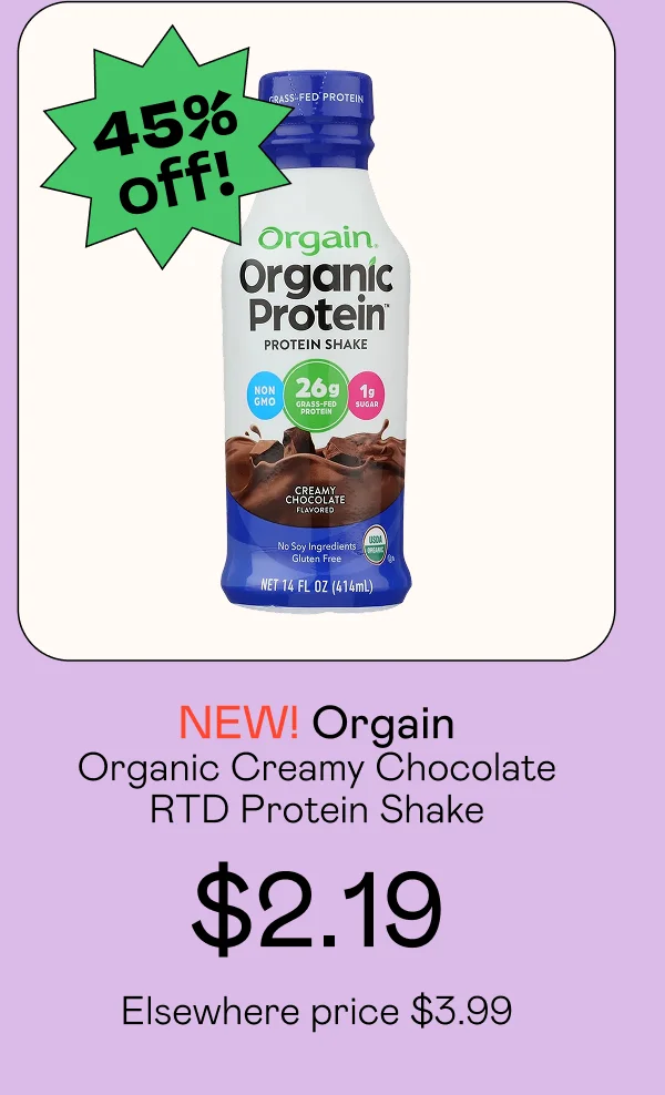 Organic Creamy Chocolate RTD Protein Shake