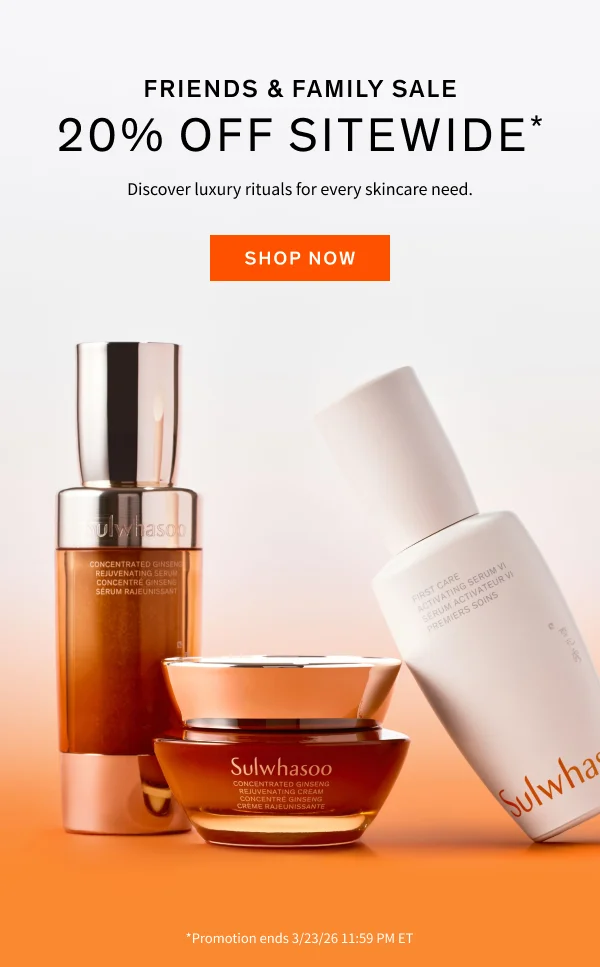 Enjoy 20% Off Sitewide